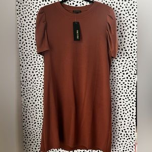 Women’s NWT For Cynthia Puff Short-Sleeve Dress - SIZE LARGE